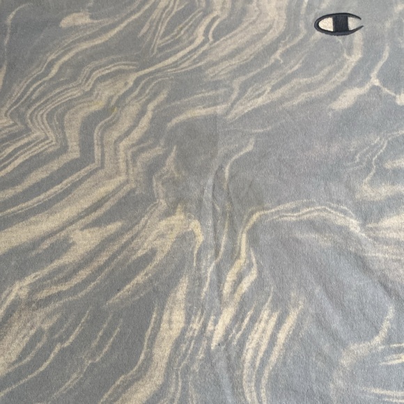 CHAMPION boys MARBLE FLOW REVERSE WEAVE CUT OFF SHORTS and Matching Tshirt S - Picture 7 of 9